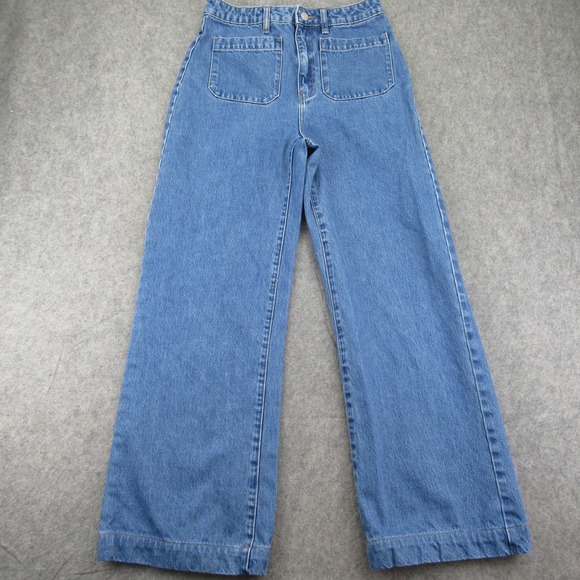 ROLLAS Denim - ROLLA'S Sailor Wide Leg Jeans - Ashley Blue